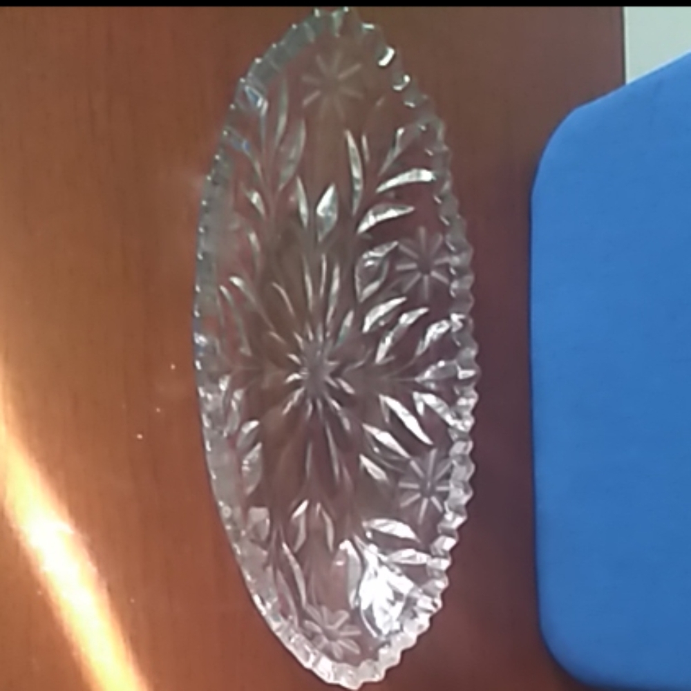 Vintage Indiana crystal dish